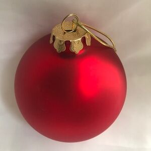 Big Round Glass Christmas Tree Ornament